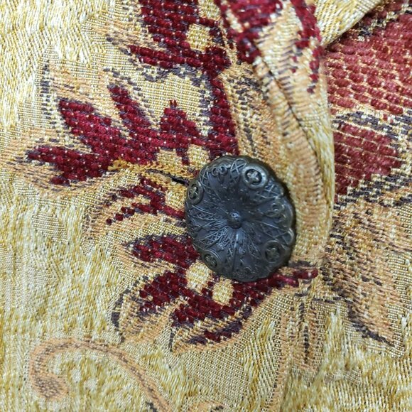 Cabi Y2K Floral‎ Tapestry Jacket Guinevere Brocade Flower Long Fall Coat 179 - Picture 7 of 14